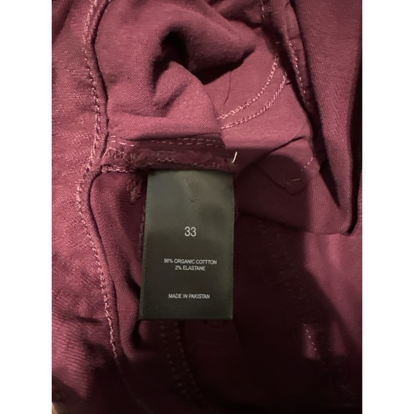 Johnny Was Mademoiselle Purple Wide Leg Jeans, Size 33 - Picture 10 of 10